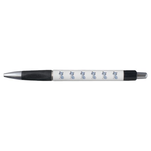 Cute blue cat cartoon pen (Voorkant)