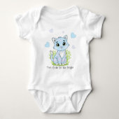 Cute blue cat romper (Voorkant)