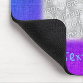 Cute Blue Cat Your Photo Personated Muismat (Hoek)