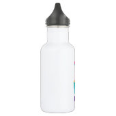 Cute Blue Cupcake met Kawaii Face Waterfles (Links)