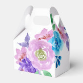 Cute Blue Dinosaur Inside Teacups Boy Baby shower Bedankdoosjes (Achterkant)