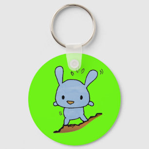 Cute blue Doggy Sleutelhanger
