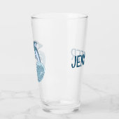Cute blue dolphin glas (Links)
