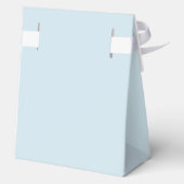 Cute Blue Elephant Helicopter Baby Shower Welcome  Bedankdoosjes (Achterkant)