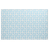 Cute Blue Elephant Nursery Fabric Stof (Yard (91,4 cm))