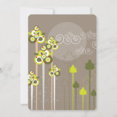 Cute Blue Elephants Family Baby Boy Foto Birth Aankondiging (Achterkant)