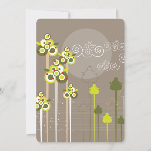 Cute Blue Elephants Family Baby Boy Foto Birth Aankondiging (Achterkant)