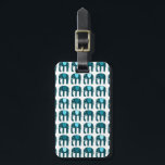 Cute Blue Elephants Pattern GEPERSONALISEERD Bagagelabel<br><div class="desc">Bereid u voor op uw vakantie met dit vrolijke bagagelabel - u kunt uw contactgegevens aan de andere kant toevoegen of een eenzijdig ontwerp selecteren. Met de hand getekend ontwerp voor jou. Verander de kleur of de doopvont van de letters zoals u houdt van. Bekijk mijn winkel voor meer patronen...</div>