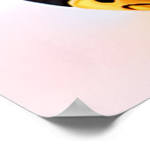 Cute blue en brown koala plush speelgoed | AI Art. Poster (Hoek)