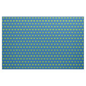 Cute Blue en Green Hearts Pattern Stof (Fat Quarter)