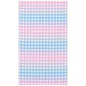 Cute Blue en Pink Gingham Play Tafelkleed (Voorkant)