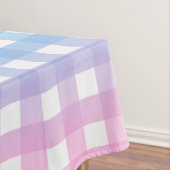Cute Blue en Pink Gingham Play Tafelkleed (Voorbeeld)