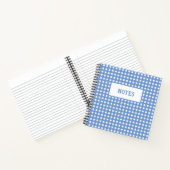 Cute Blue en White Plays Day Notitieboek (Binnen)