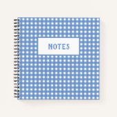 Cute Blue en White Plays Day Notitieboek (Voorkant)
