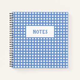 Cute Blue en White Plays Day Notitieboek