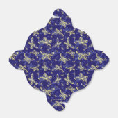 Cute Blue en Yellow Butterfly Illustrated Pattern Bedankdoosjes (Uitgevouwen)