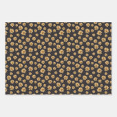 Cute Blue en Yellow Butterfly Illustrated Pattern Inpakpapier Vel (Voorkant 3)