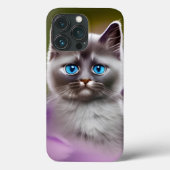 Cute Blue Eyed Kitten Case-Mate iPhone Case (Achterkant)