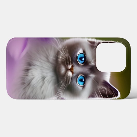 Cute Blue Eyed Kitten Case-Mate iPhone Case (Achterkant (horizontaal))