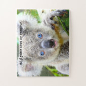 Cute blue eyed koala beer marsupial, Australië Legpuzzel (Verticaal)