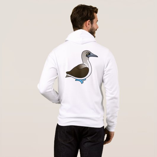 Cute Blue-footed Booby Hoodie (Achterkant volledig)