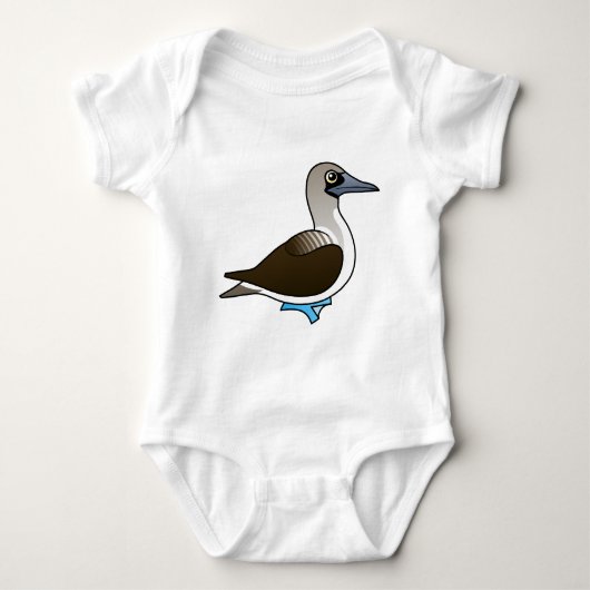 Cute Blue-footed Booby Romper (Voorkant)