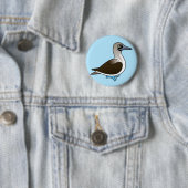 Cute Blue-footed Booby Ronde Button 5,7 Cm (In situ)