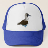 Cute Blue-footed Booby Trucker Pet (Voorkant)