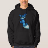 Cute Blue Fox, Animals Hoodie (Voorkant)