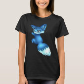 Cute Blue Fox,   Animals T-shirt (Voorkant)