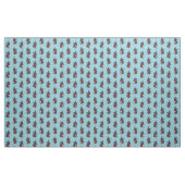 Cute blue Frenchie is klaar voor de winter Stof (Yard (91,4 cm))