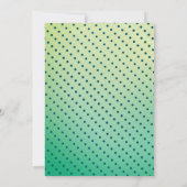 Cute Blue Gecko Lizard Boy Birthday Party Kaart (Achterkant)