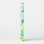 Cute blue green gemengde florale patronen Case-Mate iPhone case (Achterkant / Rechts)