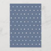 Cute Blue Green Leafy Advice for Mum Baby shower Informatiekaartje (Achterkant)