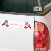 Cute Blue-haring Mermaid Thunder_Cove Bumpersticker (Op Truck)