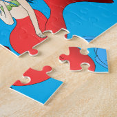 Cute Blue-haring Mermaid Thunder_Cove Legpuzzel (Zijkant)