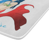 Cute Blue-haring Mermaid Thunder_Cove Snijplank (Hoek)