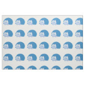 Cute Blue Hedegel Stof (Fat Quarter)