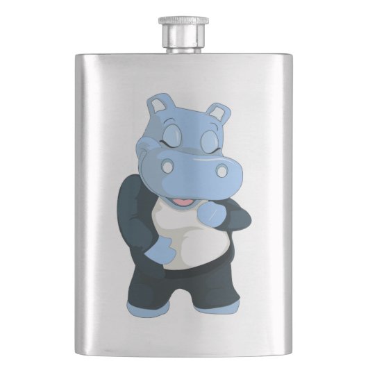 CUTE BLUE HIPPO HEUPFLES (Voorkant)