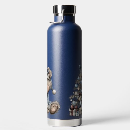 CUTE BLUE HOLIDAY WINTER TEDDY BEARS WATERFLES (Rechts)