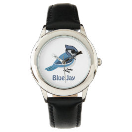 Cute Blue Jay Horloge