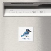 Cute Blue Jay Magneet (Insitu (Vaatwasser))