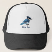 Cute Blue Jay Trucker Pet (Voorkant)