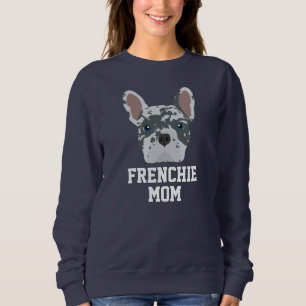 Cute Blue Merle Frenchie Dog mama Trui
