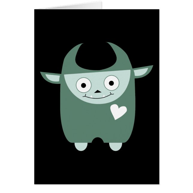 Cute Blue Monster (Voorkant)