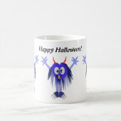 Cute Blue Monster Halloween Koffiemok (Center)