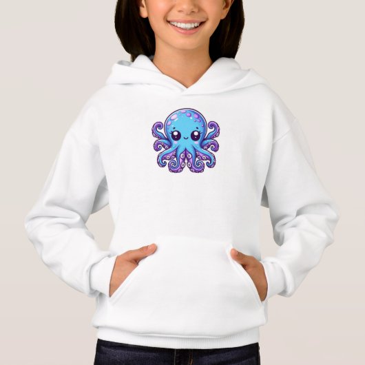 Cute blue octopus (Voorkant)
