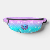 Cute blue octopus heuptasje (Liggend)