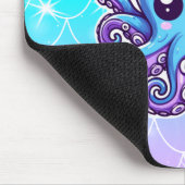 Cute blue octopus muismat (Hoek)