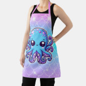 Cute blue octopus schort (Insitu)